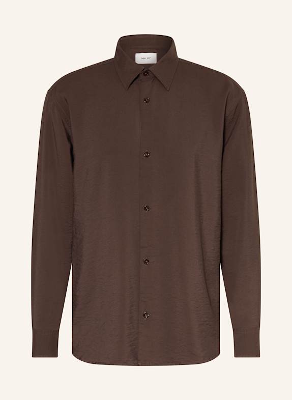 NN.07 Hemd FREDDY Comfort Fit DUNKELBRAUN