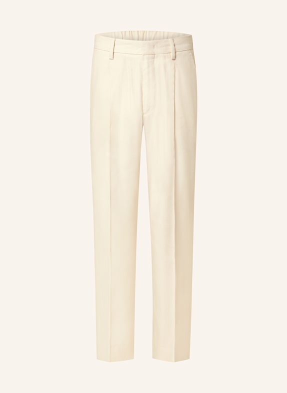 NN.07 Hose KAY 1808 Relaxed Fit mit Leinen BEIGE