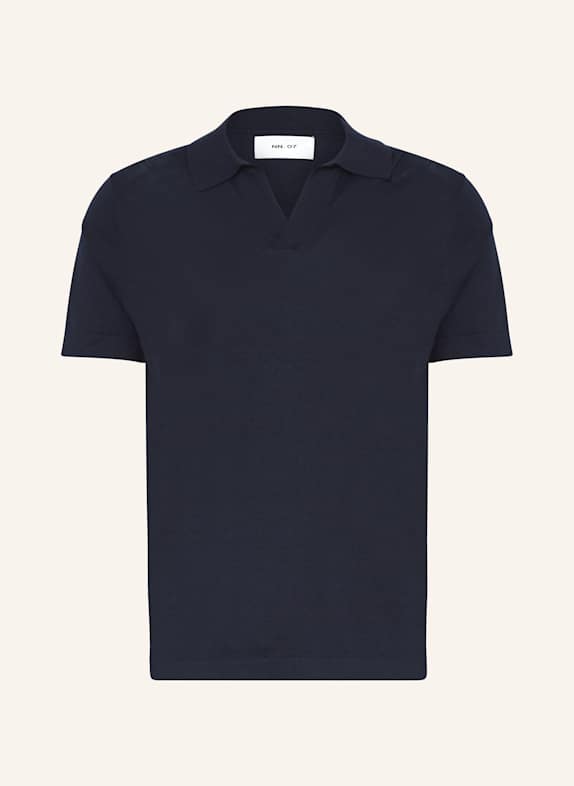 NN.07 Strick-Poloshirt RYAN DUNKELBLAU