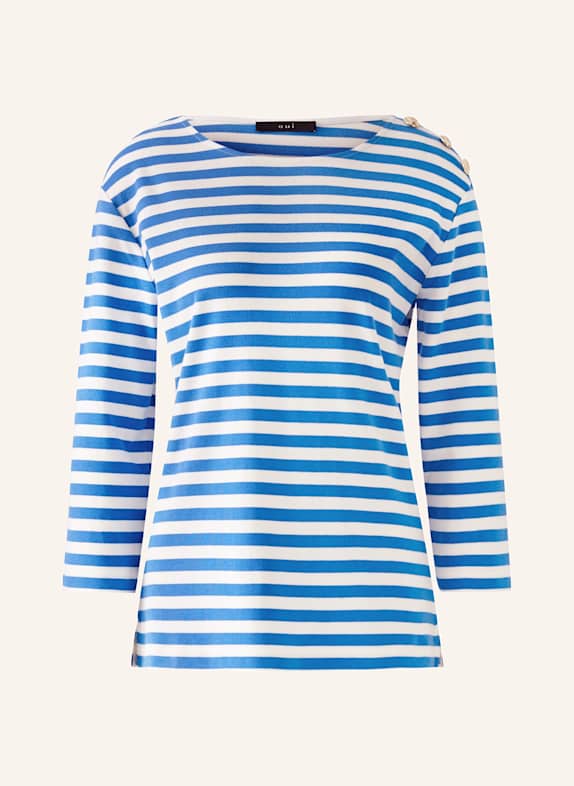 oui Long sleeve shirt SUNALA WHITE/ BLUE