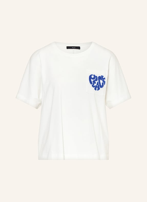 oui T-shirt WHITE/ BLUE