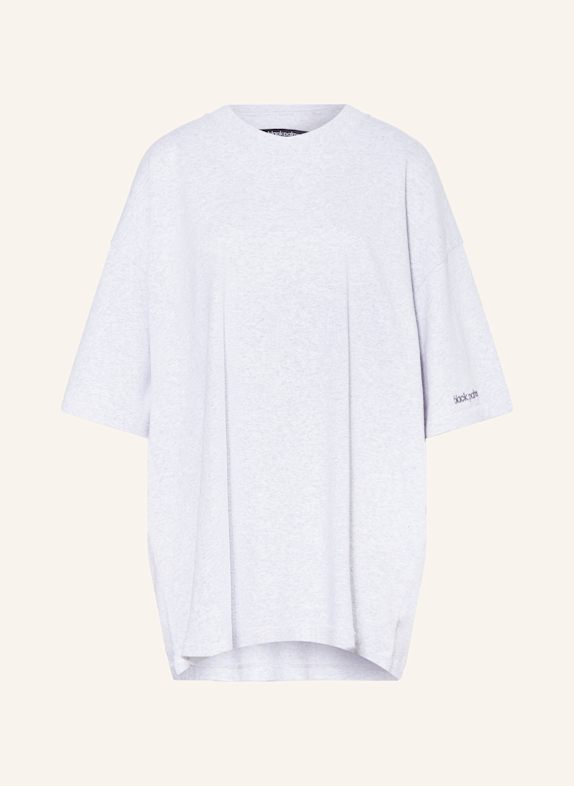 black palms Oversized-Shirt HELLGRAU