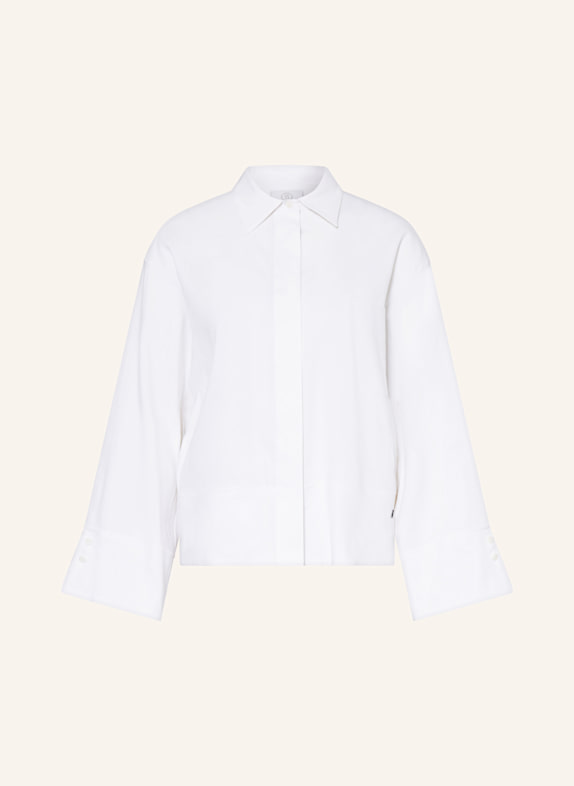 BOGNER Hemdbluse RONDA mit Leinen WEISS