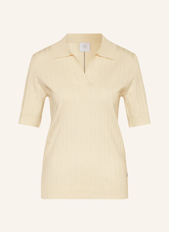 BOGNER Strickshirt JUNE mit Seide ECRU
