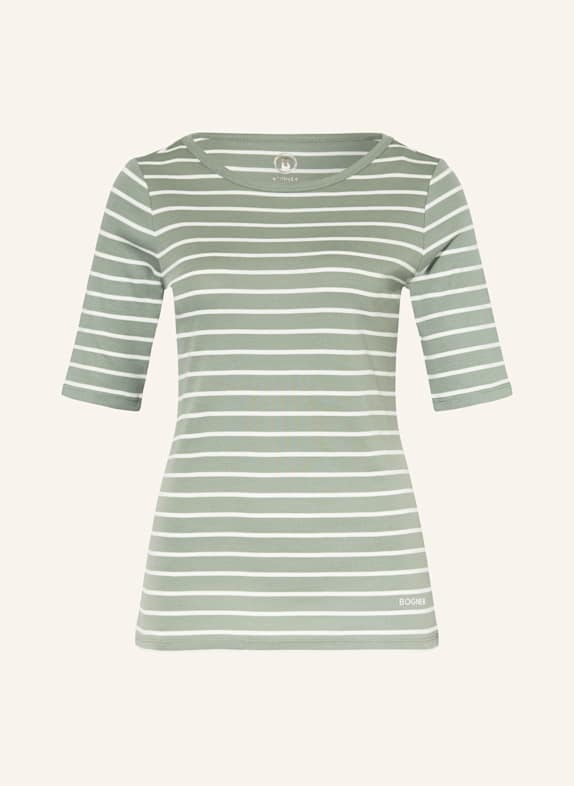 BOGNER T-shirt LOUNA GREEN/ ECRU