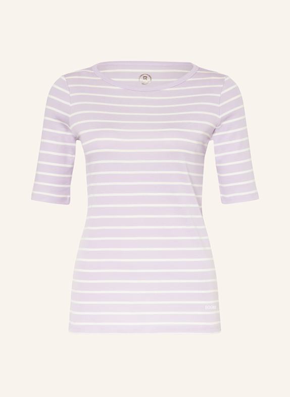 BOGNER T-Shirt LOUNA HELLLILA/ ECRU