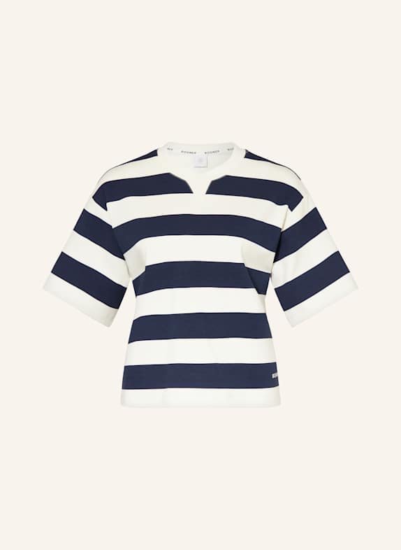 BOGNER T-Shirt STACEY DUNKELBLAU/ ECRU