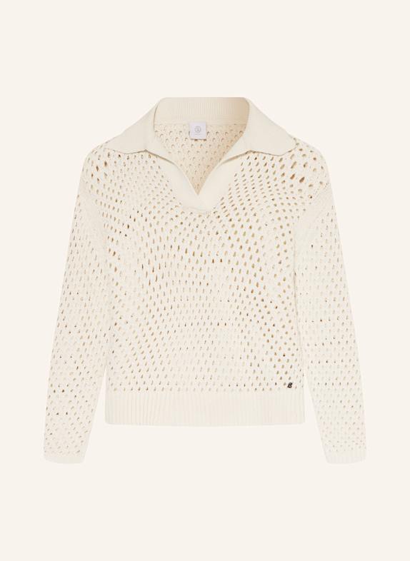 BOGNER Pullover MINDY mit Seide WEISS