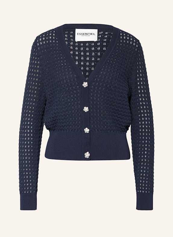 ESSENTIEL ANTWERP Cardigan with decorative buttons DARK BLUE