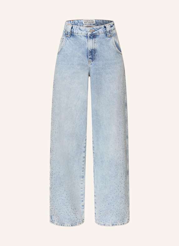 ESSENTIEL ANTWERP HIT jeans with decorative gems AB08 Aqua Blue