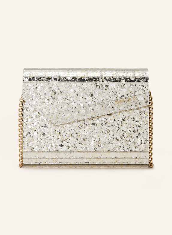 JIMMY CHOO Clutch SILBER