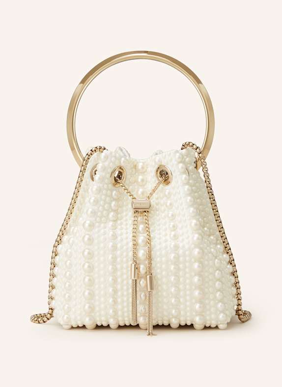 JIMMY CHOO Handtasche BON BON WEISS