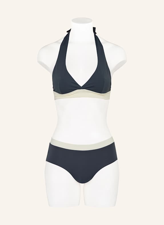 MYMARINI Omkeerbare panty-bikini-broek SHORTS met UV-bescherming 50+ ZWART / DONKERGRIJS / ECRU