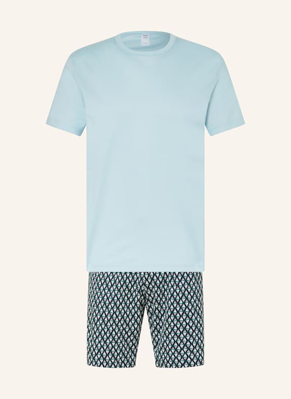 CALIDA Shorty-Schlafanzug RELAX STREAMLINE TÜRKIS