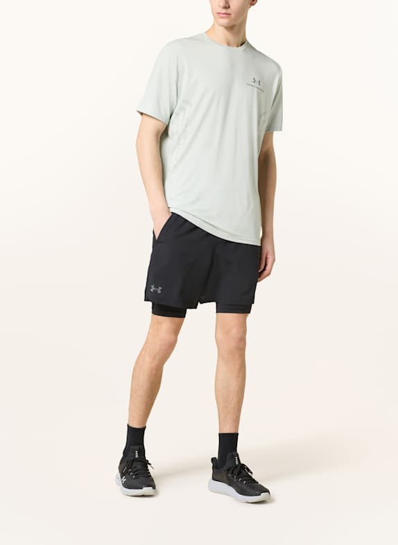 UNDER ARMOUR 2-in-1 trainingsshort UA VANISH WOVEN ZWART
