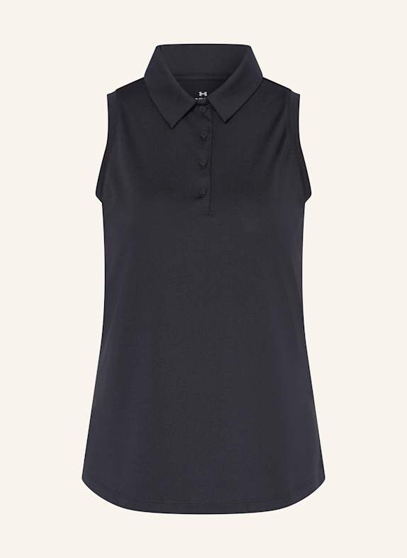 UNDER ARMOUR Funktions-Poloshirt UA PLAYOFF SCHWARZ