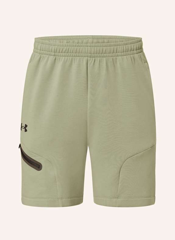 UNDER ARMOUR Sweatshorts UA UNSTOPABLE HELLGRÜN