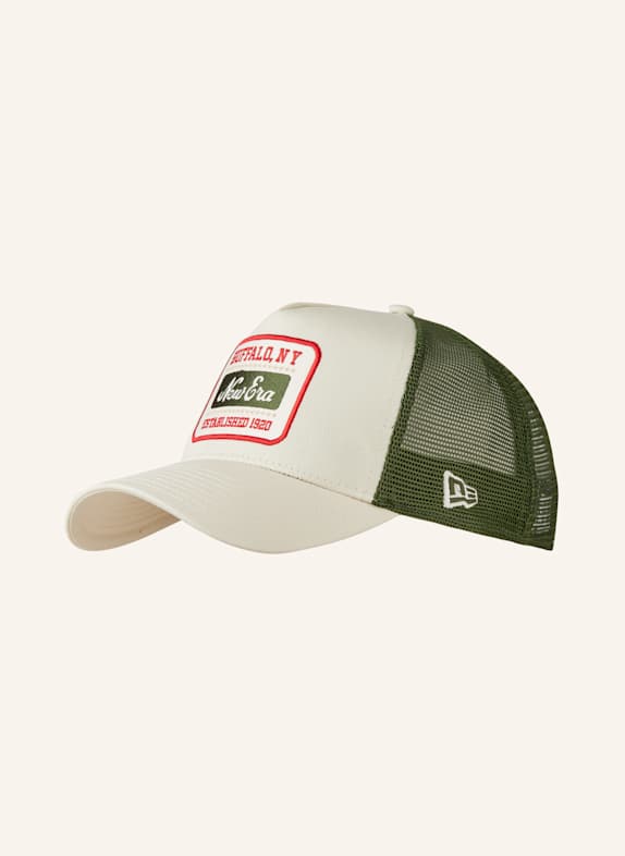 NEW ERA Cap NE PATCH TRUCKER CREAM/ GREEN