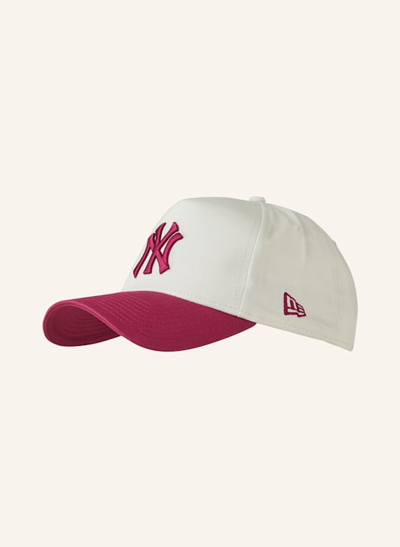 NEW ERA Cap WORLD SERIES PATCH 9FORTY® BEIGE/ FUCHSIA