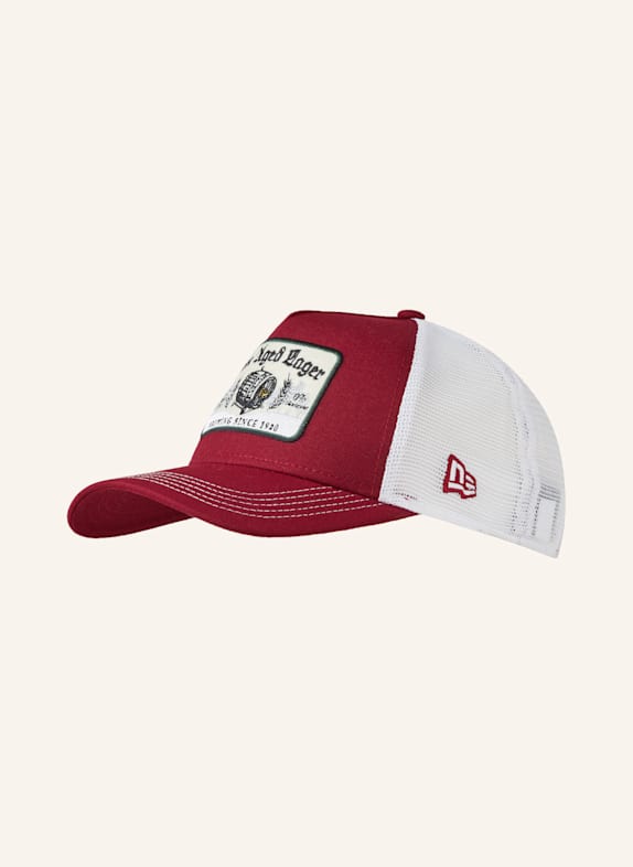 NEW ERA Cap NE VINTAGE TRUCKER DUNKELROT/ WEISS/ ECRU