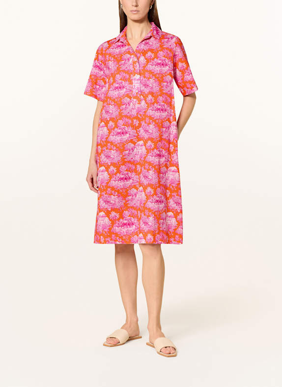 rossana diva Hemdblusenkleid ORANGE/ PINK