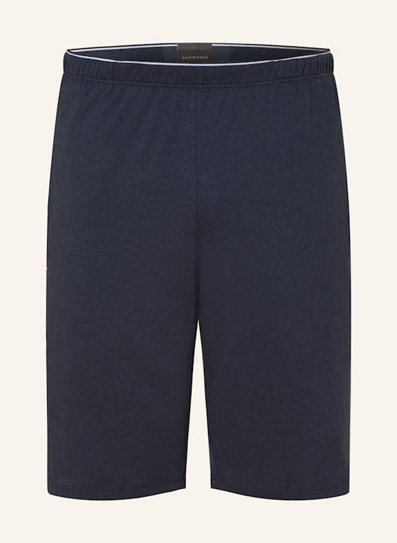 SCHIESSER Schlafshorts MIX+RELAX DUNKELBLAU