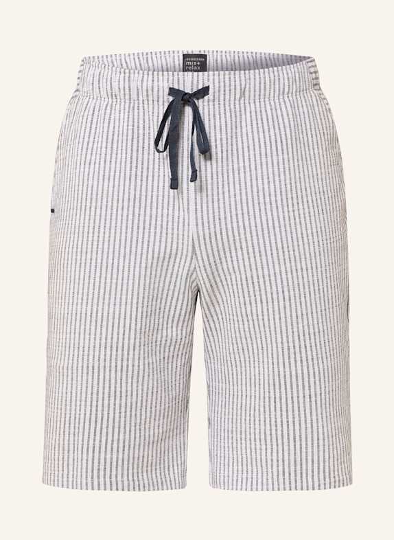 SCHIESSER Schlafshorts MIX+RELAX DUNKELBLAU/ HELLGRAU