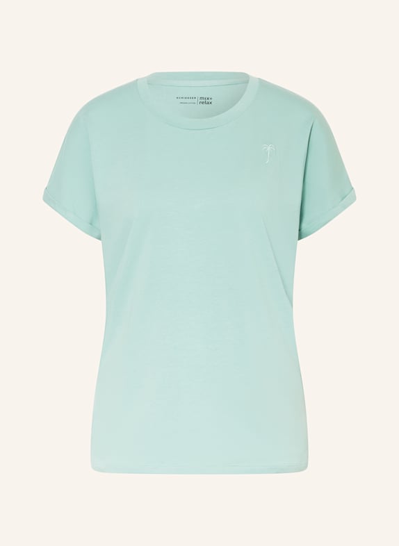 SCHIESSER Schlafshirt MIX+RELAX MINT