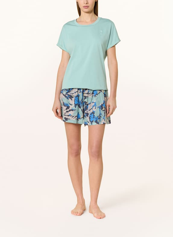 SCHIESSER Slaapshirt MIX+RELAX MINT