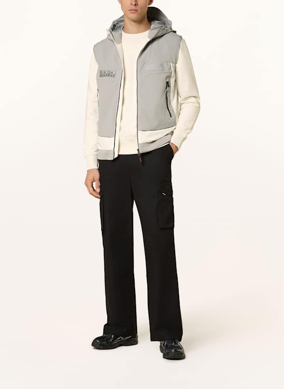 NAPAPIJRI Functioneel vest CLAY LICHTGRIJS / WIT