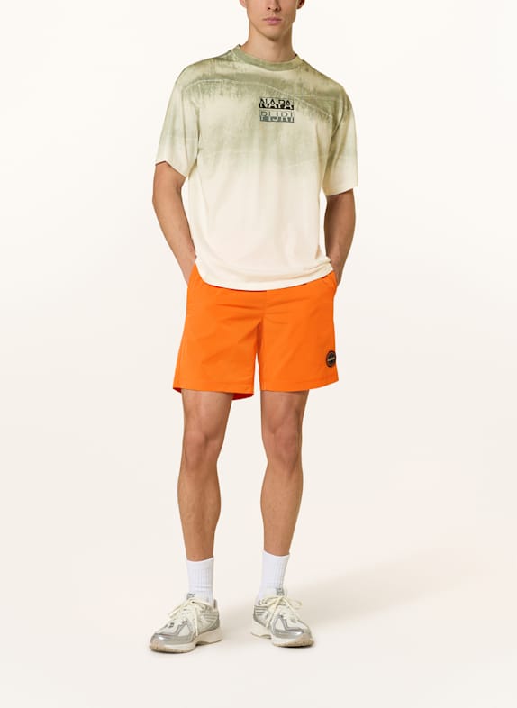 NAPAPIJRI Shorts N-TARTUCA ORANGE / GRÅ