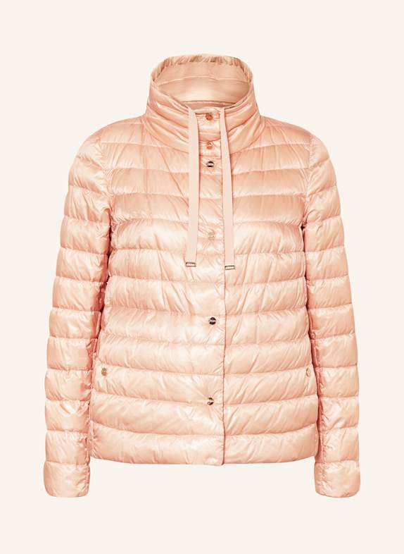HERNO Lightweight down jacket, reversible LIGHT ORANGE/ SALMON