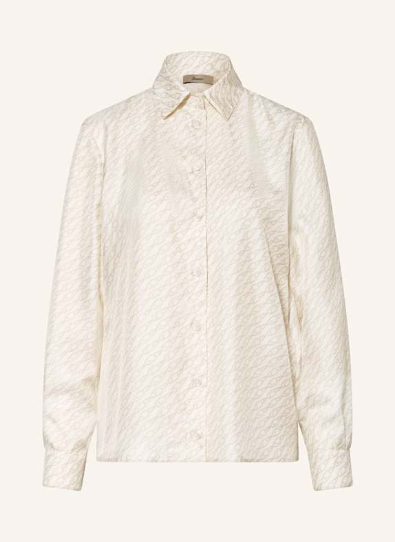 HERNO Shirt blouse in silk CREAM/ BEIGE