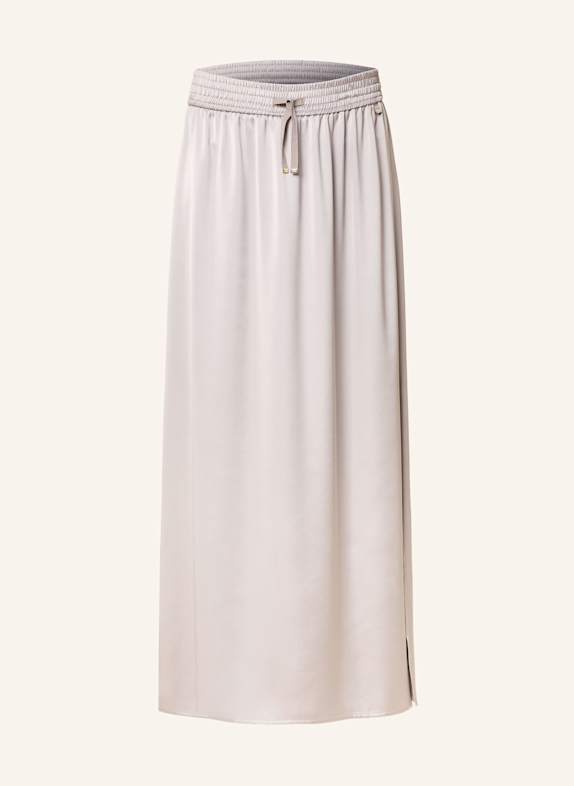 HERNO Satin skirt LIGHT BROWN