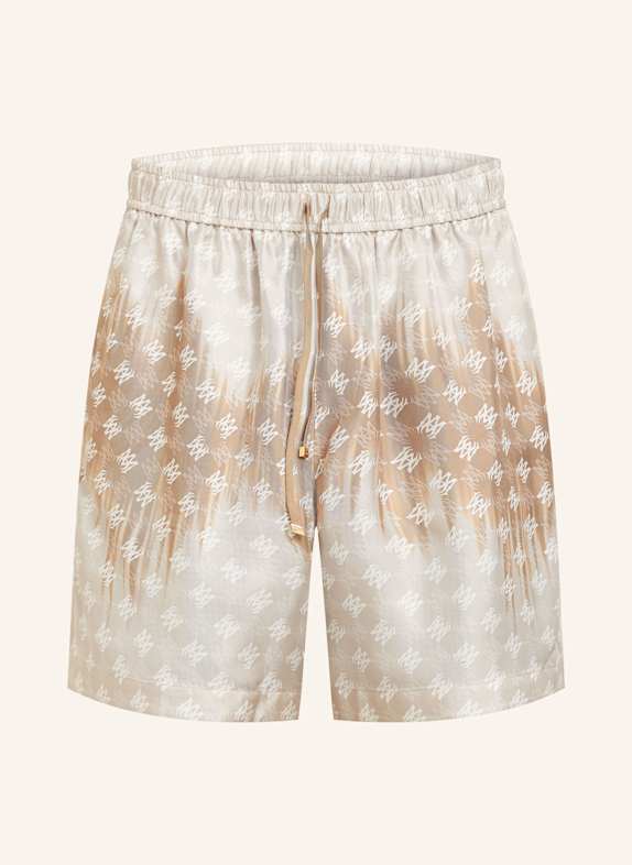 AMIRI Seidenshorts MA QUAD CAMEL/ CREME