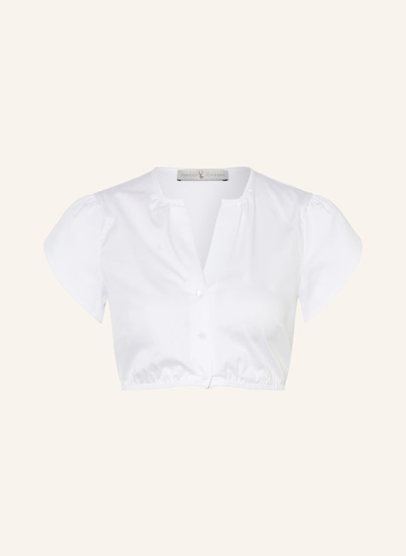 Johann & Johanna Dirndlbluse WEISS