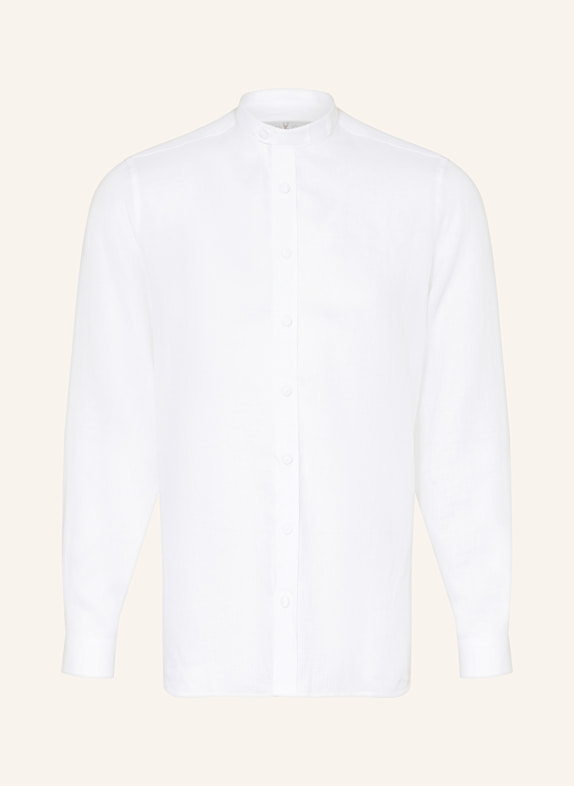 Johann & Johanna Trachten shirt STEFFEN Tailored Fit made of linen WHITE