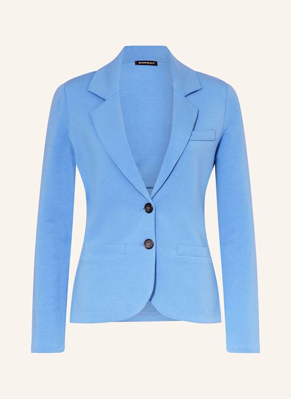 REPEAT Jerseyblazer BLAU