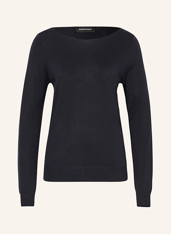 REPEAT Pullover DUNKELBLAU