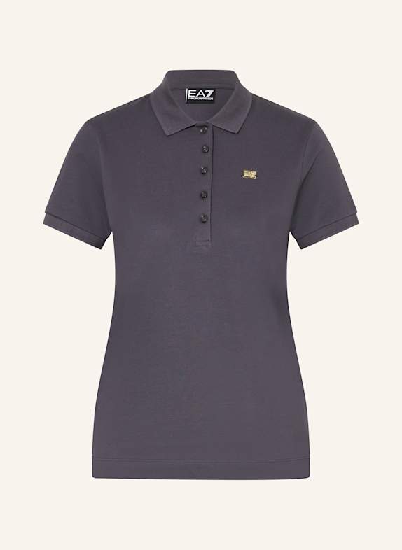 EA7 EMPORIO ARMANI Funkcyjna koszulka polo CORE LADY GRANATOWY