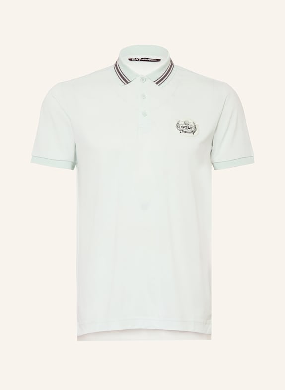 EA7 EMPORIO ARMANI Koszulka polo z dżerseju MIĘTOWY
