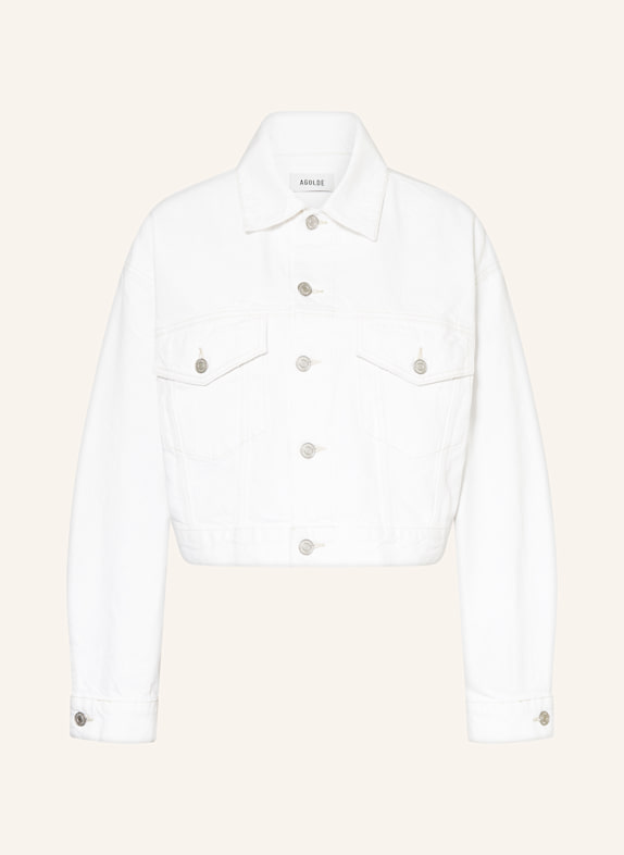 AGOLDE Cropped-Jeansjacke PALMER WEISS