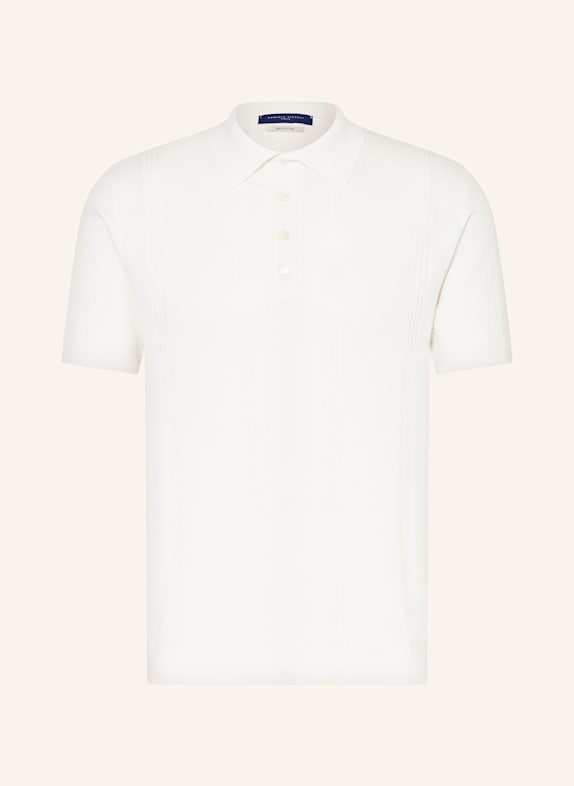 DANIELE FIESOLI Piqué-Poloshirt ECRU