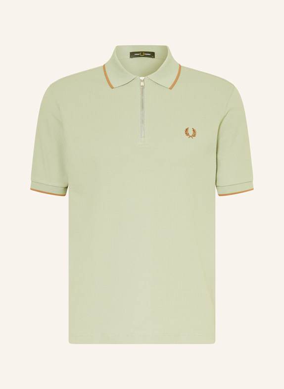 FRED PERRY Piqué-Poloshirt BLAUGRAU