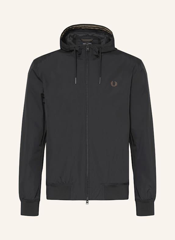 FRED PERRY Jacke BRENTHAM SCHWARZ