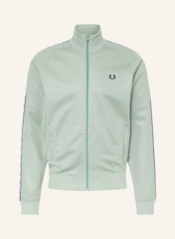 FRED PERRY Sweatjacke HELLBLAU