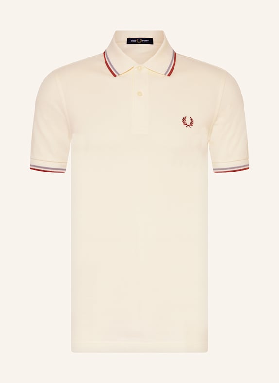 FRED PERRY Piqué-Poloshirt CREME