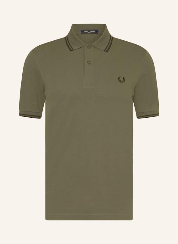 FRED PERRY Piqué-Poloshirt KHAKI