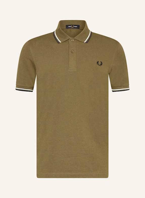 FRED PERRY Piqué-Poloshirt OLIV