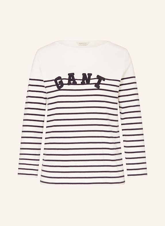 GANT Pullover BRETON DUNKELBLAU/ CREME